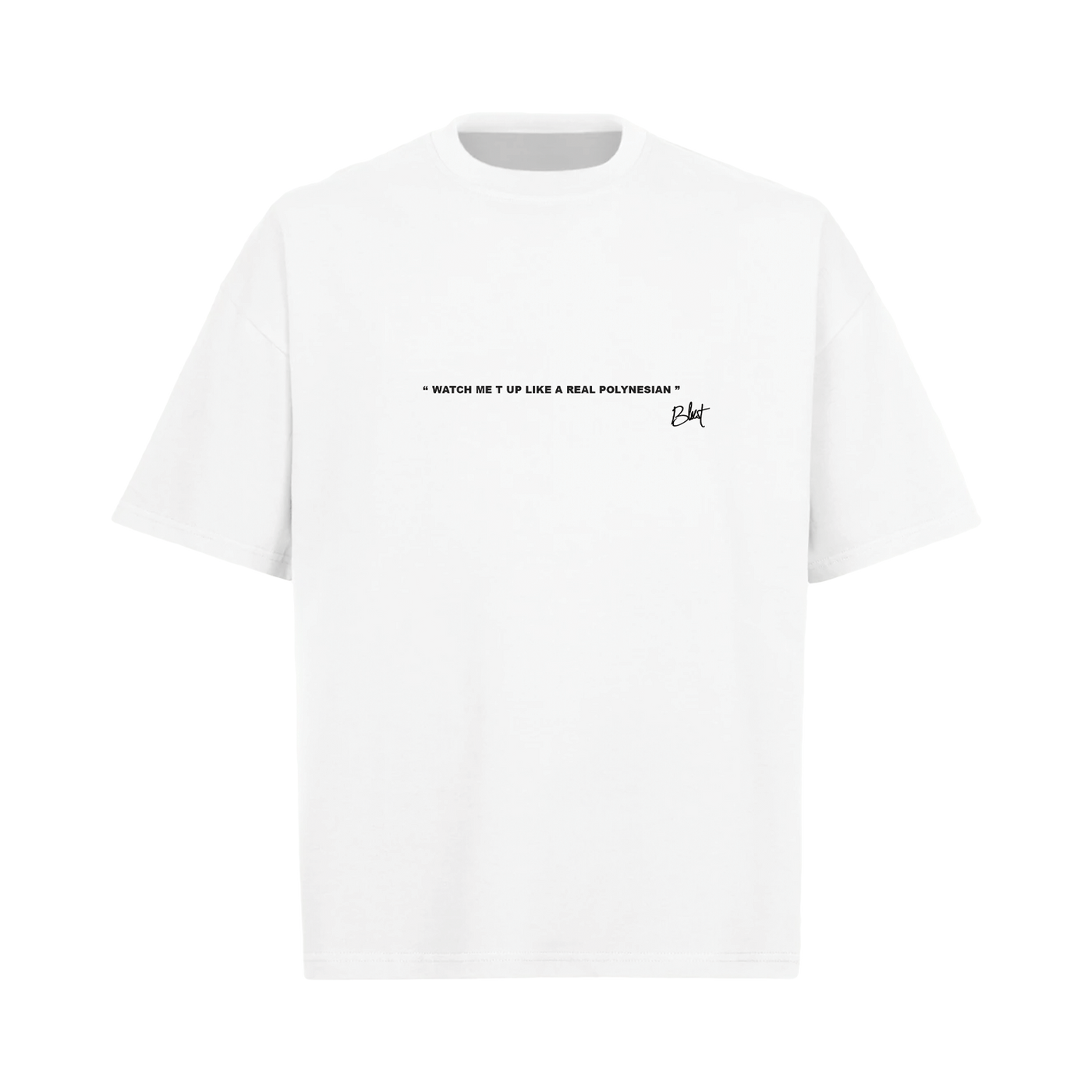 T UP White Tee